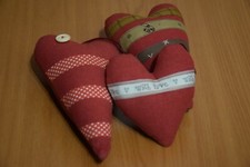 Profuma Biancheria 3 Cuori per Cassetti Armadi o per altri usi Fatti a Mano