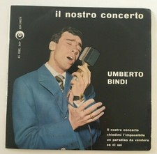 Umberto Bindi - Il nostro concerto (Ep) - NM/NM--