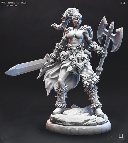 Barbaro femmina guerriero ldmm - femmina,