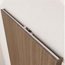 Set ferramenta porta fienile scorrevole binario 40" soft close interno aperto nascosto - NIOB