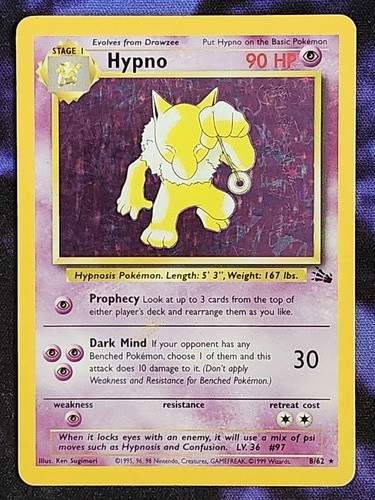 Pokemon hypno holo - pokemon, 8/62