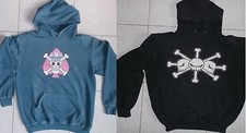 ONE PIECE - DUE FELPE DA BATTAGLIA!  - CON CAPPUCCIO - TG.S 