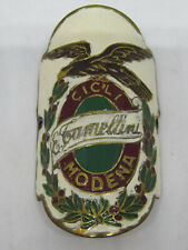 *TAMELLINI* MODENA - FREGIO - TARGHETTA CICLI - BICI - LATTA SMALTATA - VINTAGE