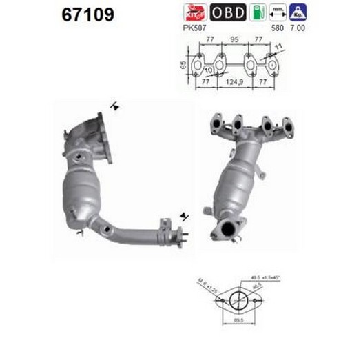 Cv catalizzatore per - 44, 60