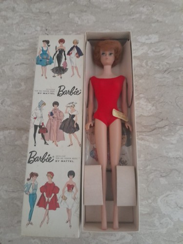1964 barbie bubblecut redhead - barbie,