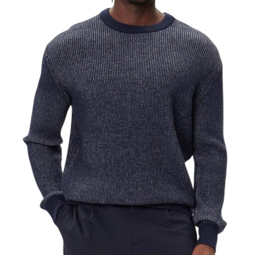 Guess maglione blu coste - blu, a