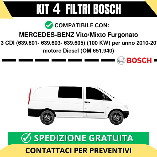 Kit bosch filtri - kit, 4