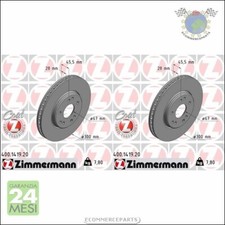 Kit 2x dischi freno Zimmermann COAT Z Anteriore per MERCEDES CLASSE E 60 190 124