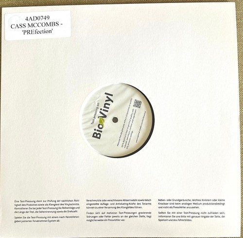 Cass mccombs prefection test - -,