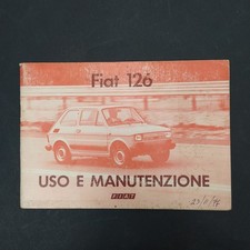 Libretto uso e manutenzione