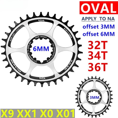 Catena tonda ovale offset