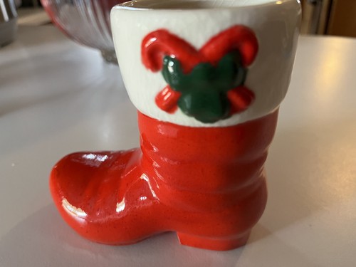 Stivaletto babbo natale rosso - natale,
