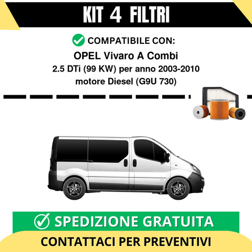 Kit filtri tagliando - 4,