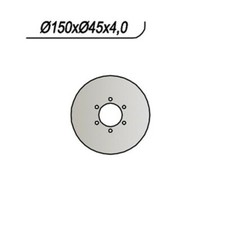 DISCO FRENO POSTERIORE NG 245