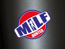 1 x Adesivo Milf Hunter Sticker Madre Madre Tuning Adesivo Auto Shocker Fun