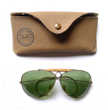 OCCHIALI DA SOLE B&L RAYBAN AVIATOR  ORIGINALI VINTAGE 1970 ANNI 70 VERDE