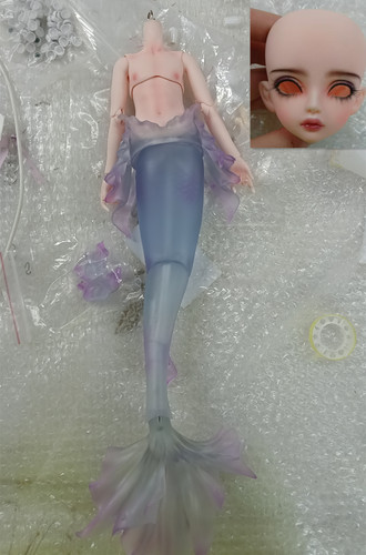 Resina sirena bjd - resina, bambola