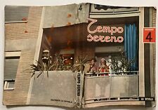 libro ILLUSTRATO SCUOLA ELEMENTARE TEMPO SERENO SUSSIDIARIO 4 LA SCUOLA 1963