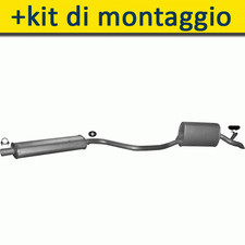 LANCIA Y 1.1 1.2 1.4 54/60/75-80HP 1995-2001 Il Sistema Di Silenziatori+