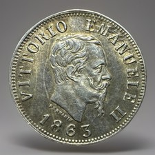 50 CENTESIMI 1863 NAPOLI GIG