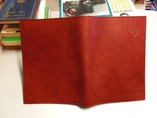 COPRI AGENDA in CUOIO - FERRARI 1989 BY SCHEDONI MODENA (mancano fogli interni)