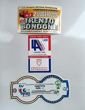 L16 6 ADESIVI STICKERS RALLY SALITA CORSE AUTODROMO KART ACI TRENTO LO SPINO
