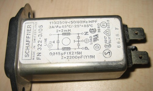 Filtro rete schaffner con - di,