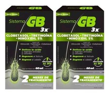 Sistema GB Spray Supporto Capelli per Capelli più Spessi e Pieni, 2 Confezioni 60ml Ciascuna