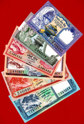 Nepal set six unc notes - set, (6)