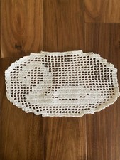 VTG Handmade Crochet Swan