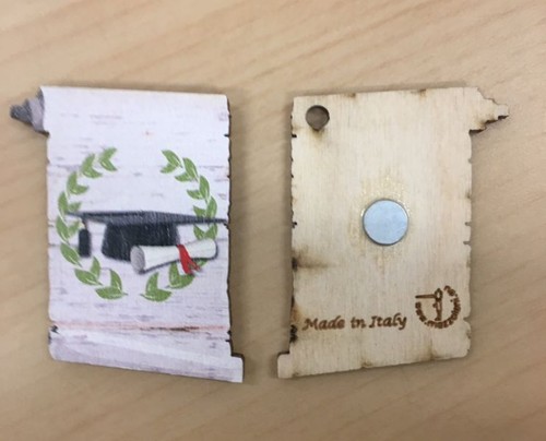 Calamita magnete legno