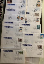 Lotto buste viaggiate con - 33,