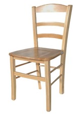 sedia paesana massello laccata naturale casa cucina