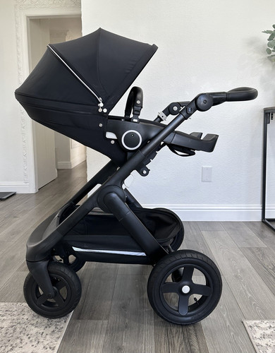 Black stokke trailz stroller - stokke,