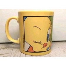 TAZZA IN CERAMICA-TITTI TWEETY BIRD-LOONEY TUNES-ANNO 1997-MUG CUP-VINTAGE