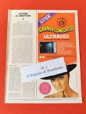 Advertising ITALIA Pubblicità Werbung ( 1968 ) ULTRAVOX TELEVISORE Colorado 23''