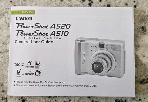 Canon powershot a510 - a510, a520