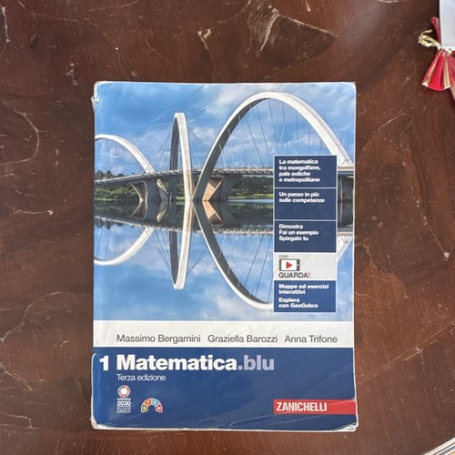 Zanichelli matematica blu - zanichelli, 1