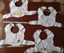 Bavaglini Ricamati A Mano Vintage