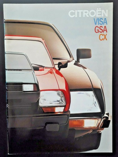 Brochure gamma citroen 1982 - brochure,
