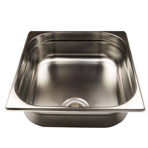 Lavabo acciaio inox - in, con