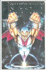 SUPREME  N° 1  COVER  A  SILVER FOIL -  IMAGE  1993 ( COMICS USA )