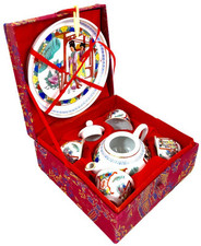 Servizio da Tè Orientale in Porcellana + Scatola