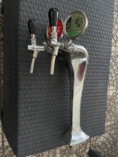 spillatore birra cromato a 2