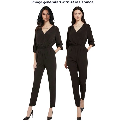 Tuta nera halston xl - nera,