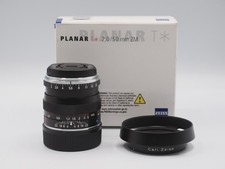 Obiettivo Zeiss 50 mm f2 Planar T* ZM attacco Leica M con paraluce