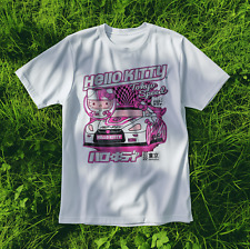 MAGLIA TEE T SHIRT PERSONALIZZATA HELLO KITTY GIRL AUTO