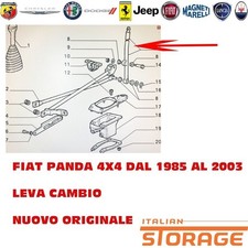 FIAT PANDA 4X4 LEVA CAMBIO