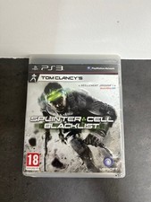 Splinter cell Blacklist PS3 PLAYSTATION ottimo completo pal eur sony
