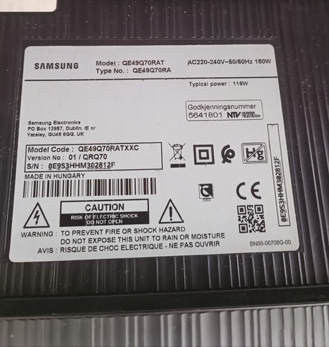 Scheda madre samsung - tv,